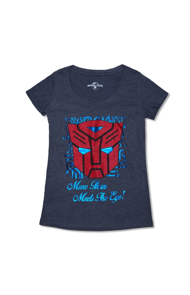 Image for Autobot &quot;More Than Meets The Eye!&quot; Ladies T-Shirt from UNIVERSAL ORLANDO