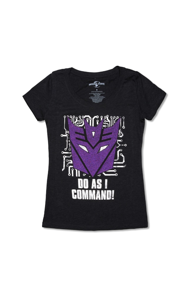 Image for Decepticon &quot;Do As I Command!&quot; Ladies T-Shirt from UNIVERSAL ORLANDO