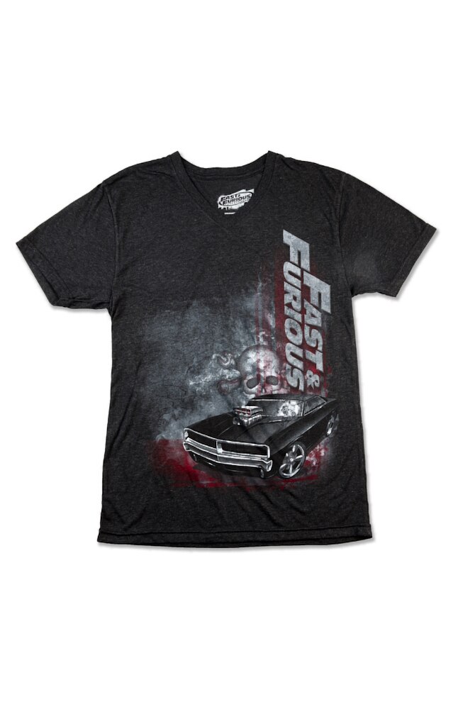 Image for Fast &amp; Furious Men's V-neck T-Shirt from UNIVERSAL ORLANDO