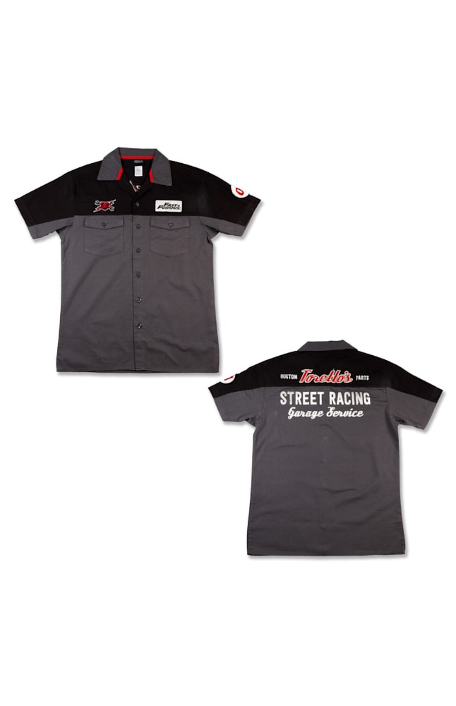 Image for Fast &amp; Furious Street Racing Men's Work Shirt from UNIVERSAL ORLANDO