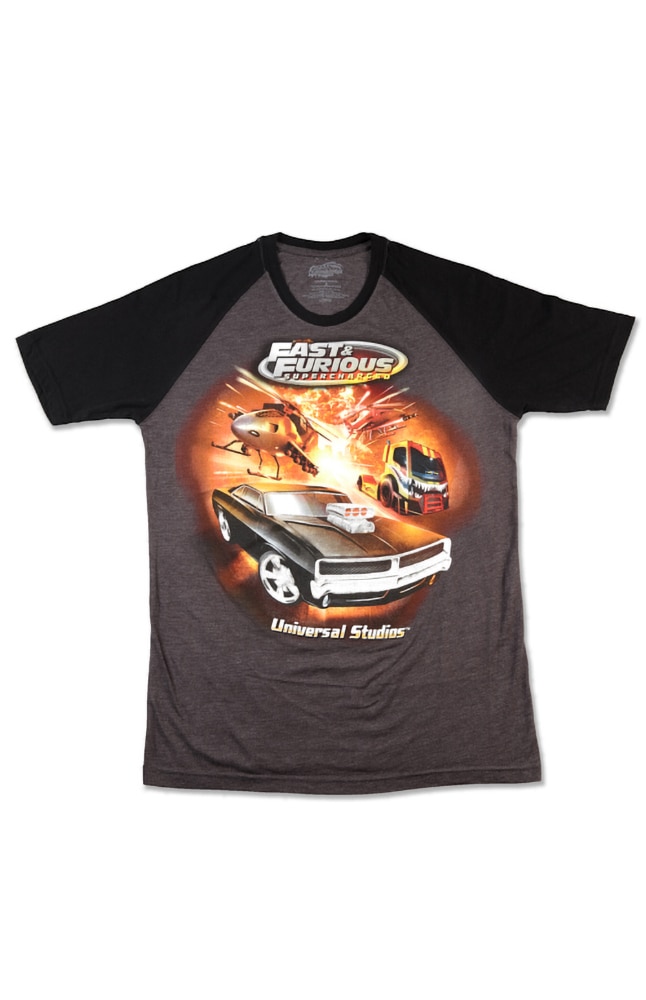 Image for Fast &amp; Furious Supercharged Adult T-Shirt from UNIVERSAL ORLANDO