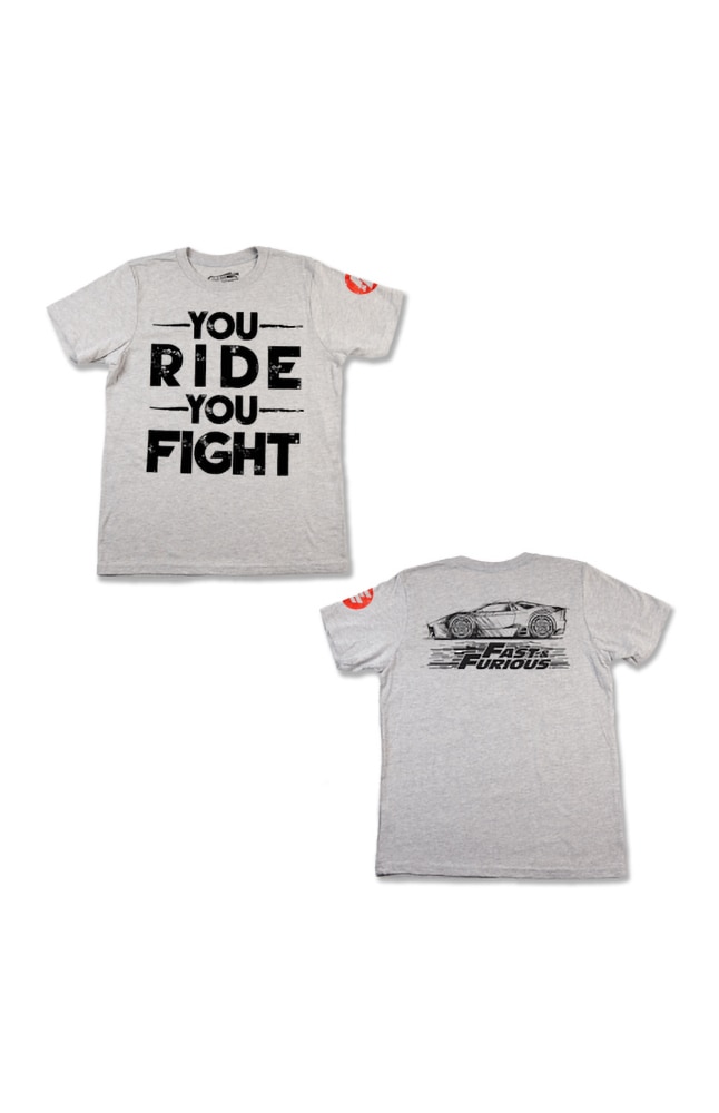 Image for Fast &amp; Furious You Ride You Fight Youth T-Shirt from UNIVERSAL ORLANDO