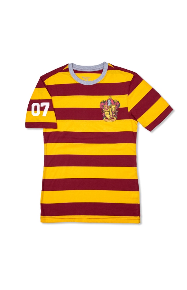 Image for Gryffindor&trade; &quot;07&quot; Adult Striped T-Shirt from UNIVERSAL ORLANDO