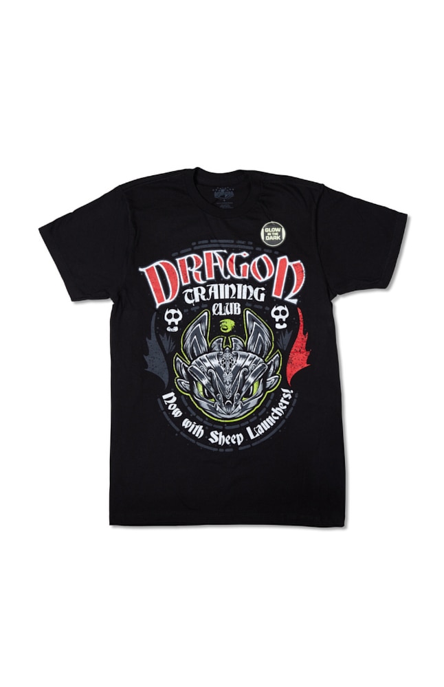 Image for How to Train Your Dragon Glow-in-the-Dark Adult T-Shirt from UNIVERSAL ORLANDO