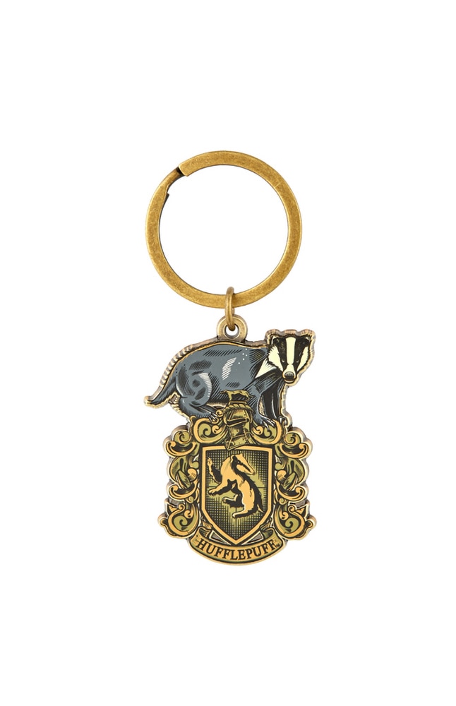 Image for Hufflepuff&trade; Crest Metal Keychain from UNIVERSAL ORLANDO