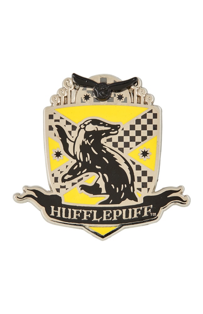 Image for Hufflepuff&trade; Quidditch&trade; Crest Metal Pin from UNIVERSAL ORLANDO