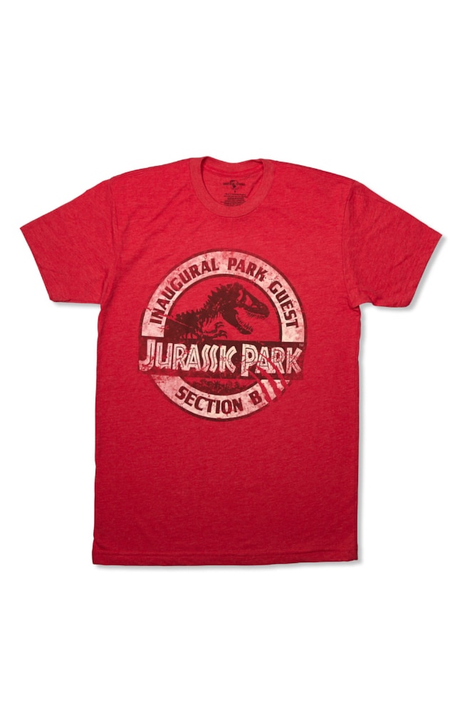 Image for Jurassic Park &quot;Inaugural Park Guest&quot; Adult T-Shirt from UNIVERSAL ORLANDO