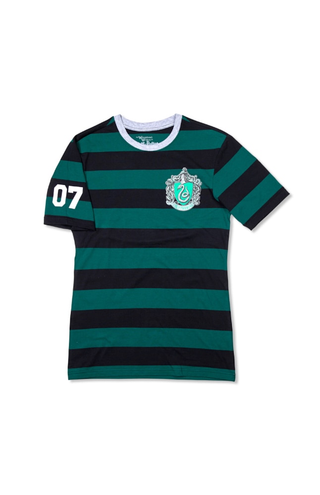 Image for Slytherin&trade; &quot;07&quot; Adult Striped T-Shirt from UNIVERSAL ORLANDO