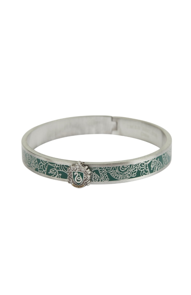 Image for Slytherin&trade; Crest Bangle Bracelet from UNIVERSAL ORLANDO