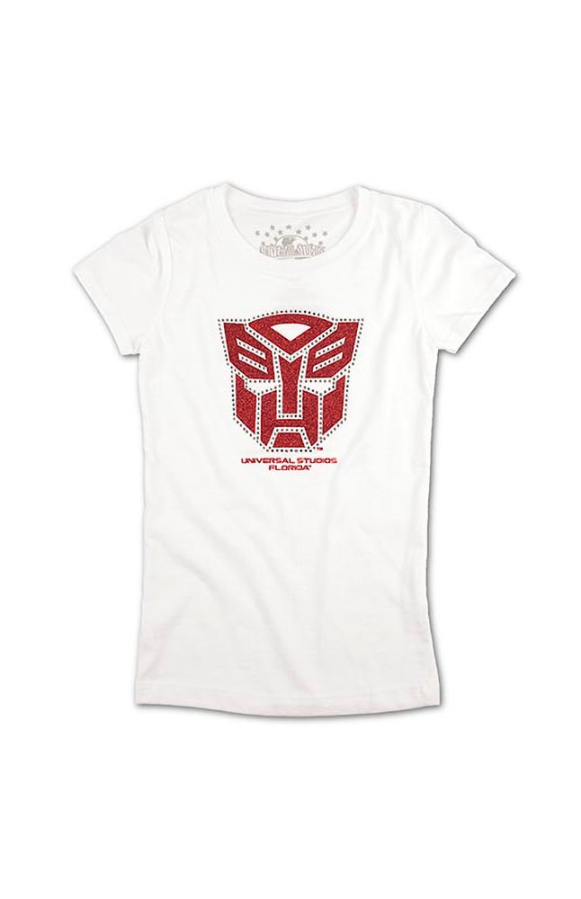 Image for Transformers Autobot Shield Girls T-Shirt from UNIVERSAL ORLANDO