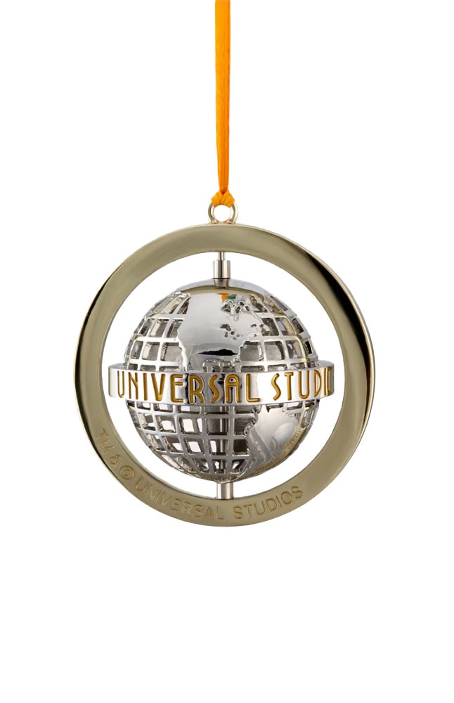 Image for Universal Studios Grid Globe Spinner Ornament from UNIVERSAL ORLANDO