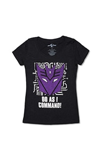 Decepticon "Do As I Command!" Ladies T-Shirt