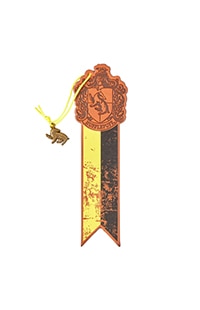 Hufflepuff™ Bookmark with Charm