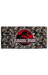 Jurassic Park Camo Beach Towel