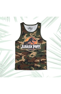 Jurassic Park Camo Men's Tank