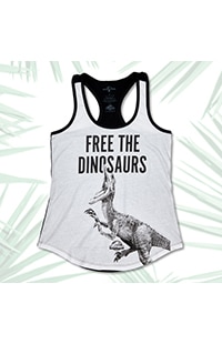 Jurassic World Free The Dinosaurs Ladies Tank