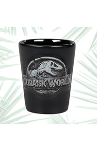 Jurassic World Stone Logo Shot Glass