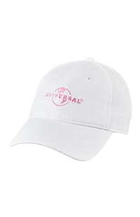 Universal Logo White & Pink Adult Cap