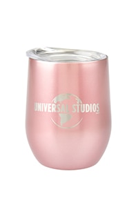 Universal Studios Rose Gold-Tone Wine Tumbler