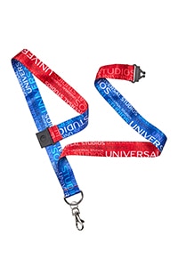 Universal Studios Red & Blue Lanyard