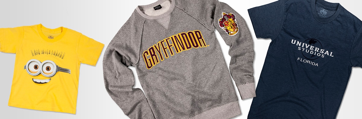 Minion Youth T-Shirt, Gryffindor™ Adult Sweatshirt, Universal Studios Florida