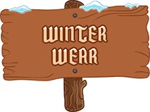 Winter Wear Sign