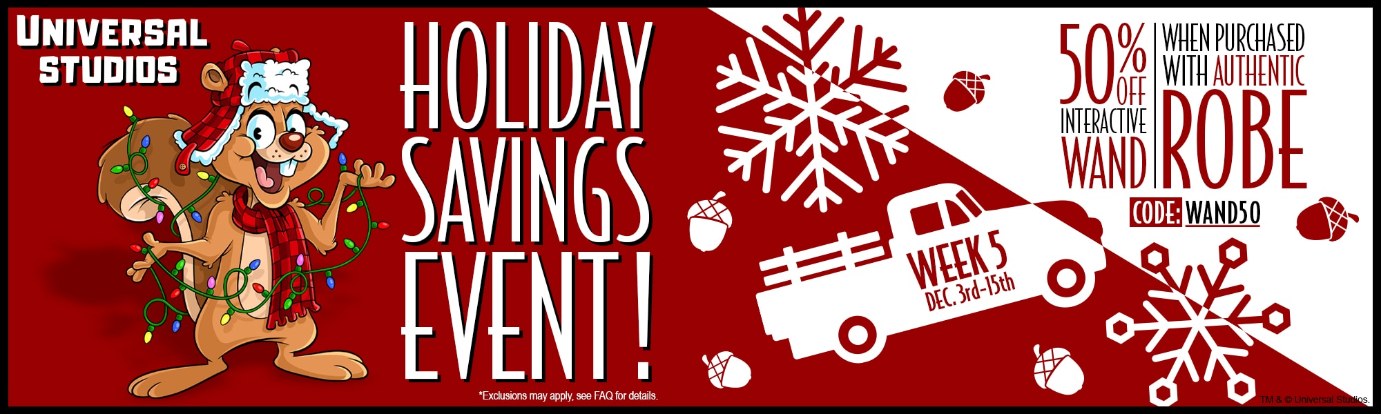 Holiday Savings Event