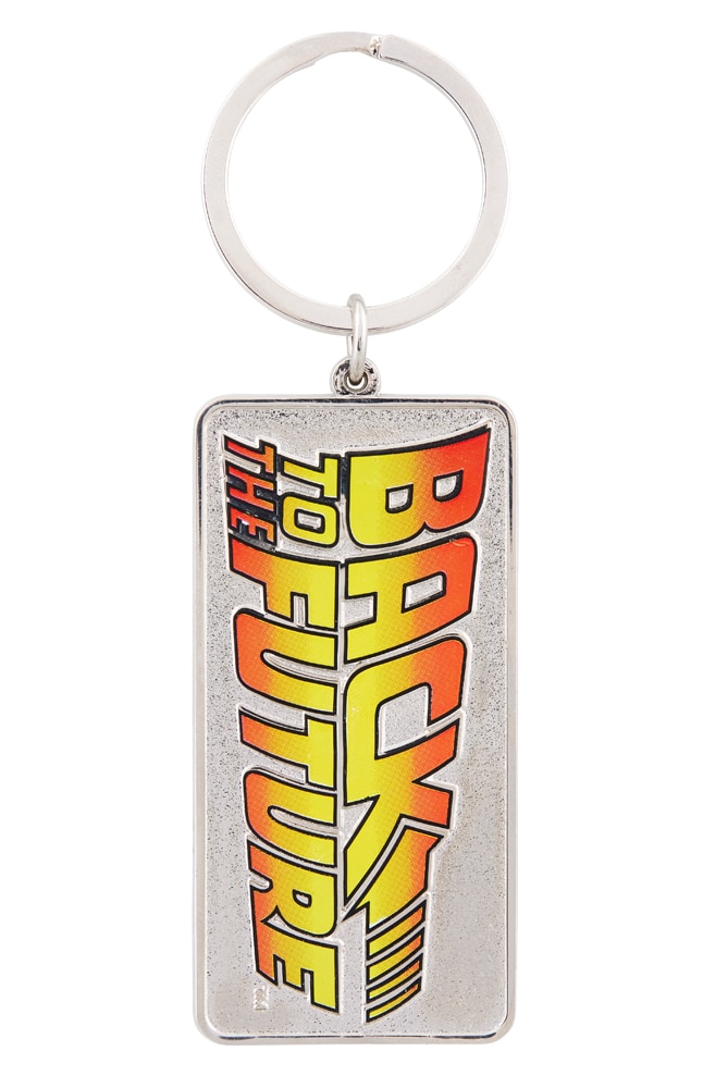 Image for Back To The Future Logo Metal Keychain from UNIVERSAL ORLANDO