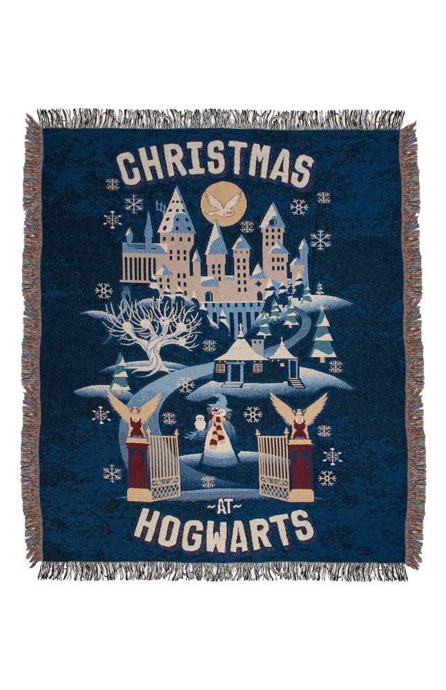Image for Christmas at Hogwarts&trade; Woven Throw from UNIVERSAL ORLANDO
