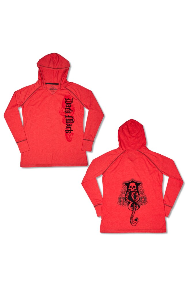 Image for Dark Mark Ladies Long-Sleeve Hooded T-Shirt from UNIVERSAL ORLANDO