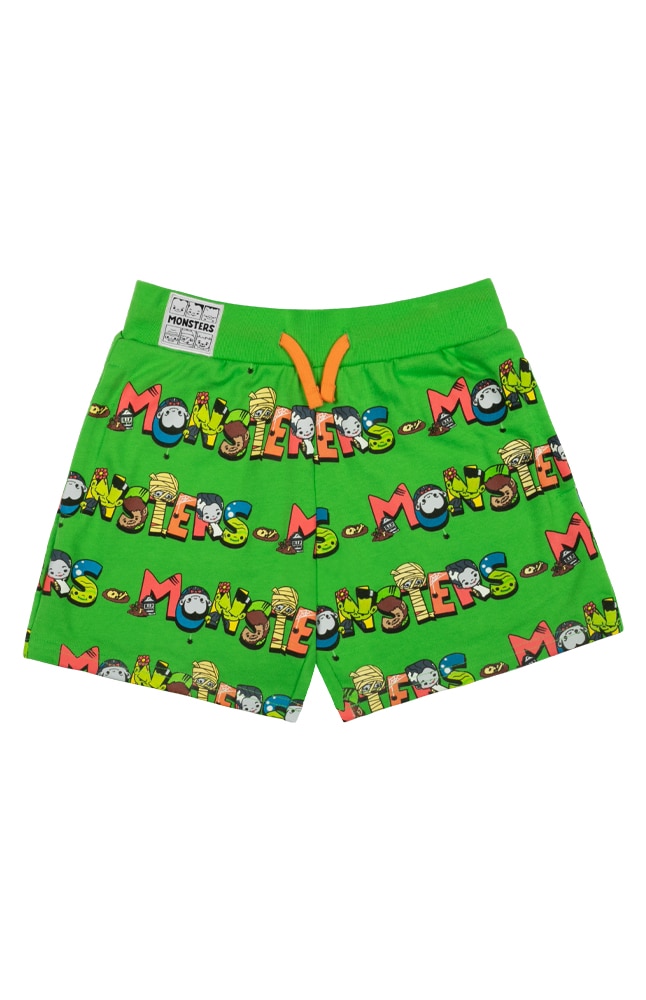 Image for Dark Universe Bitty Monsters Youth Drawstring Shorts from UNIVERSAL ORLANDO