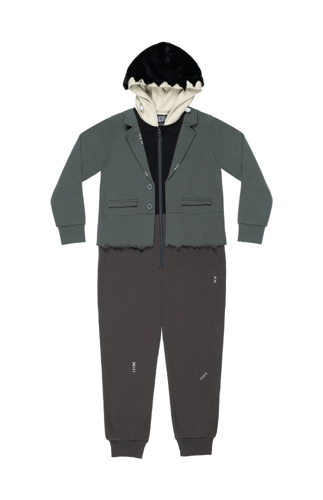 Image for Dark Universe Frankenstein Zippered Youth Cosplay Union Suit from UNIVERSAL ORLANDO