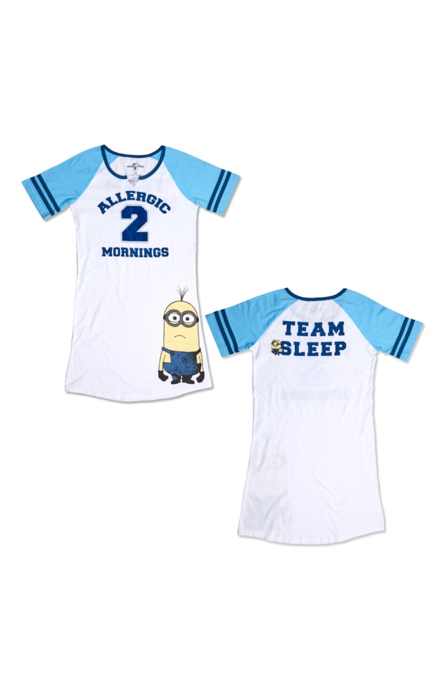 Image for Despicable Me Allergic to Mornings Adult Nightshirt from UNIVERSAL ORLANDO