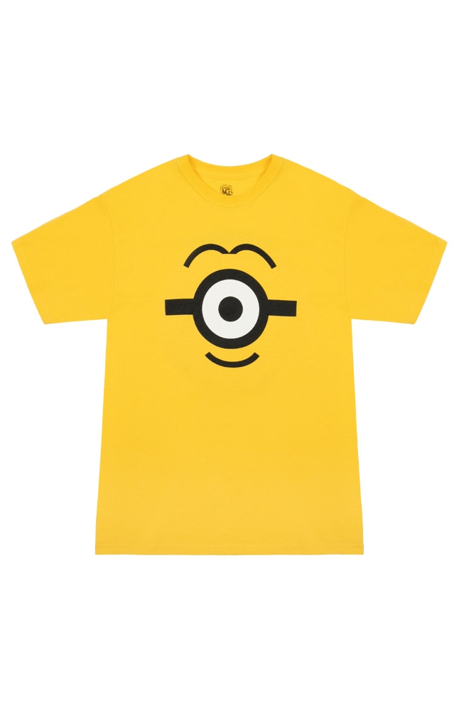 Image for Despicable Me One Eye Minion Face Adult T-Shirt from UNIVERSAL ORLANDO