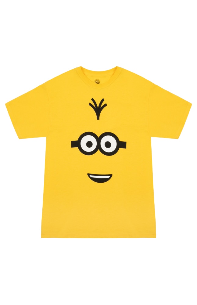 Image for Despicable Me Two Eye Minion Face Adult T-Shirt from UNIVERSAL ORLANDO