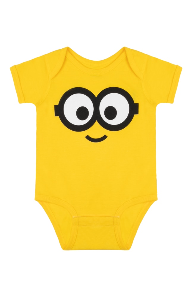 Image for Despicable Me Two Eye Minion Face Infant Onesie from UNIVERSAL ORLANDO