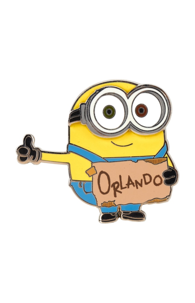 Despicable Me Minion Orlando Hitchhike Sign Pin | UNIVERSAL ORLANDO