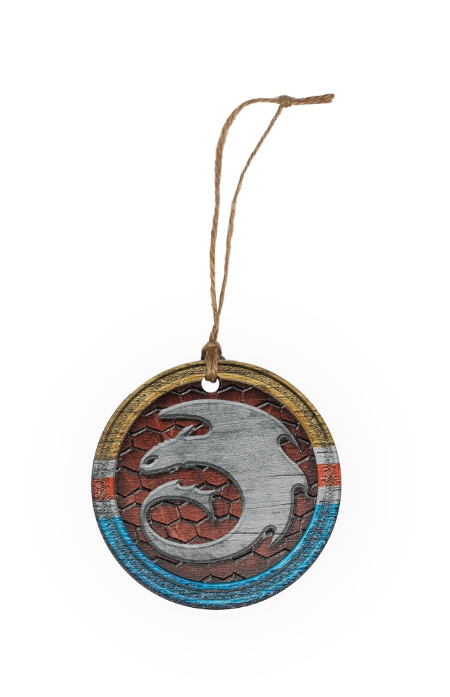 Image for Epic Universe Isle of Berk Logo Ornament from UNIVERSAL ORLANDO