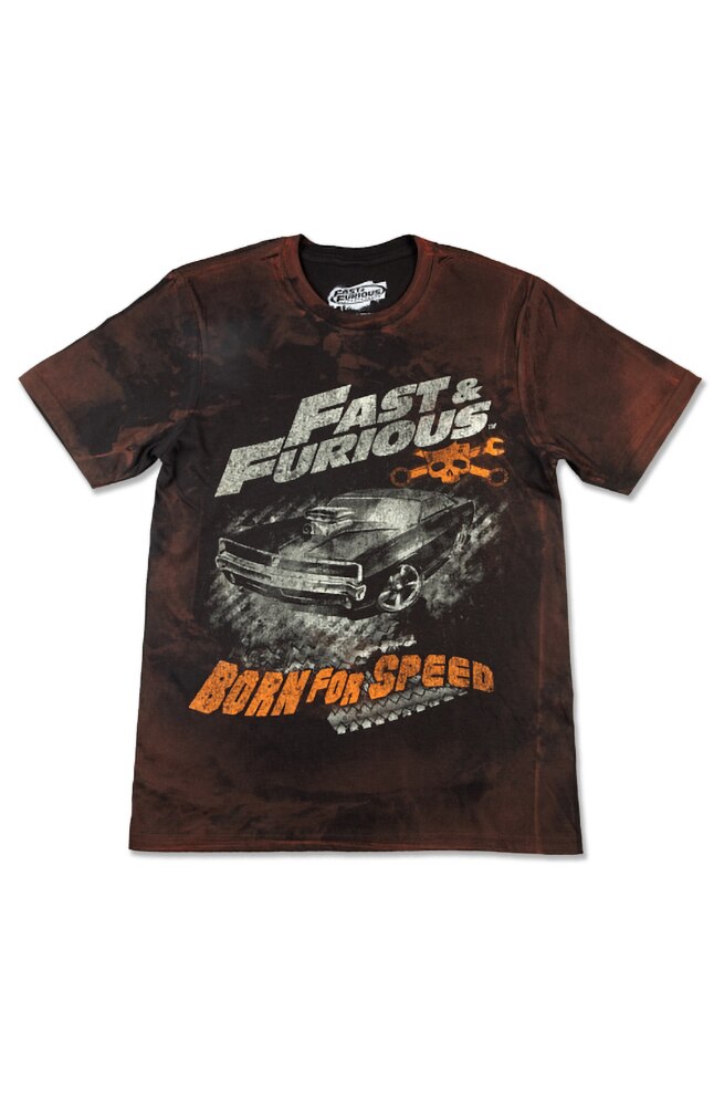 Image for Fast &amp; Furious Born for Speed Adult T-Shirt from UNIVERSAL ORLANDO