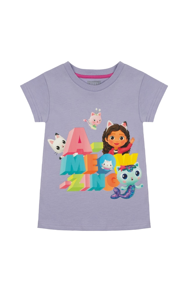 Image for Gabby&apos;s Dollhouse &quot; A-MEOW-ZING&quot; Youth T-Shirt from UNIVERSAL ORLANDO