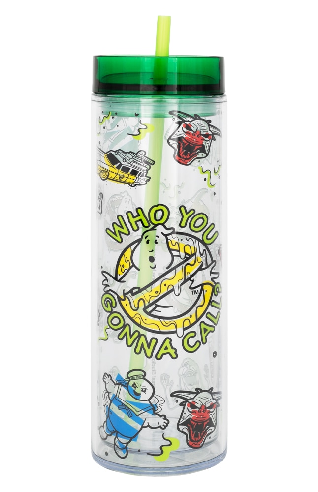 Image for Ghostbusters Doodle Acrylic Tumbler from UNIVERSAL ORLANDO