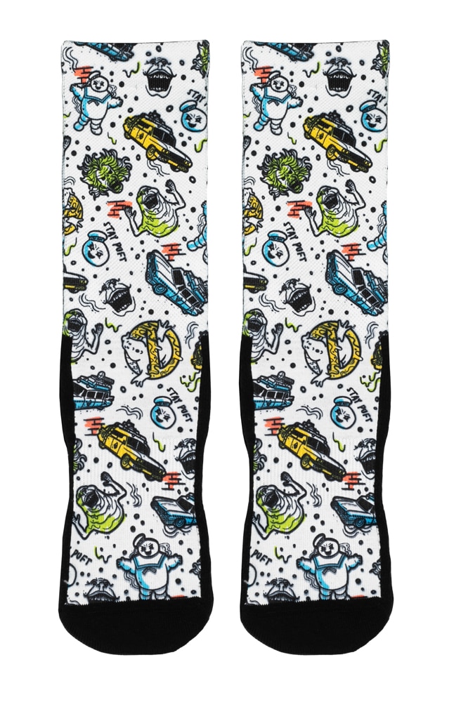 Image for Ghostbusters Doodle Adult Socks from UNIVERSAL ORLANDO