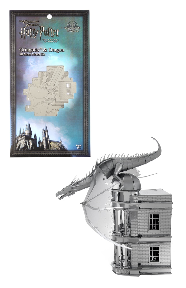 Image for Gringotts&trade; &amp; Dragon 3D Metal Model Kit from UNIVERSAL ORLANDO