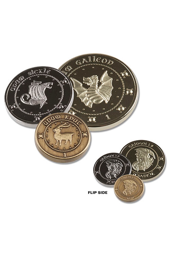 Harry Potter Dragot Kerat Quarck Fantastic Wizarding MACUSA Coin Set Gringotts 