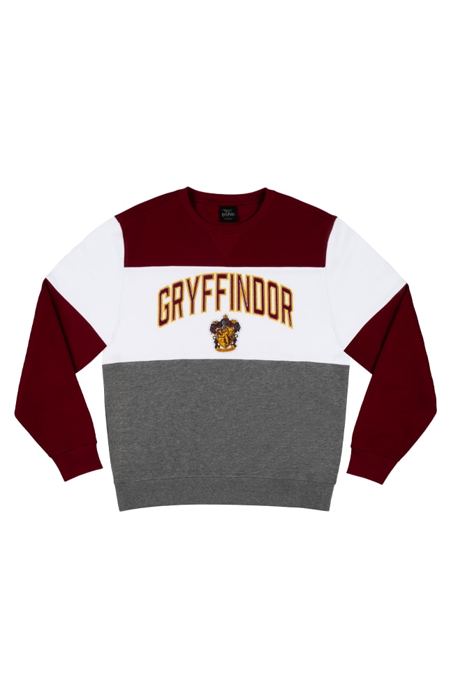 Image for Gryffindor&trade; Color Block Adult Crew Neck Sweatshirt from UNIVERSAL ORLANDO