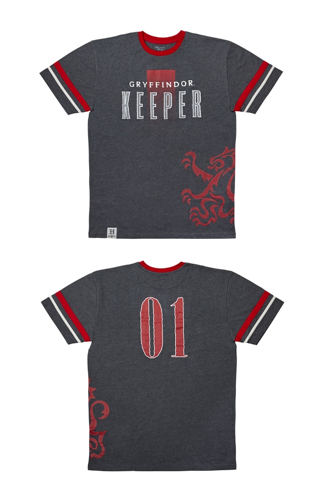 Image for Gryffindor&trade; Quidditch&trade; Keeper Adult T-Shirt from UNIVERSAL ORLANDO