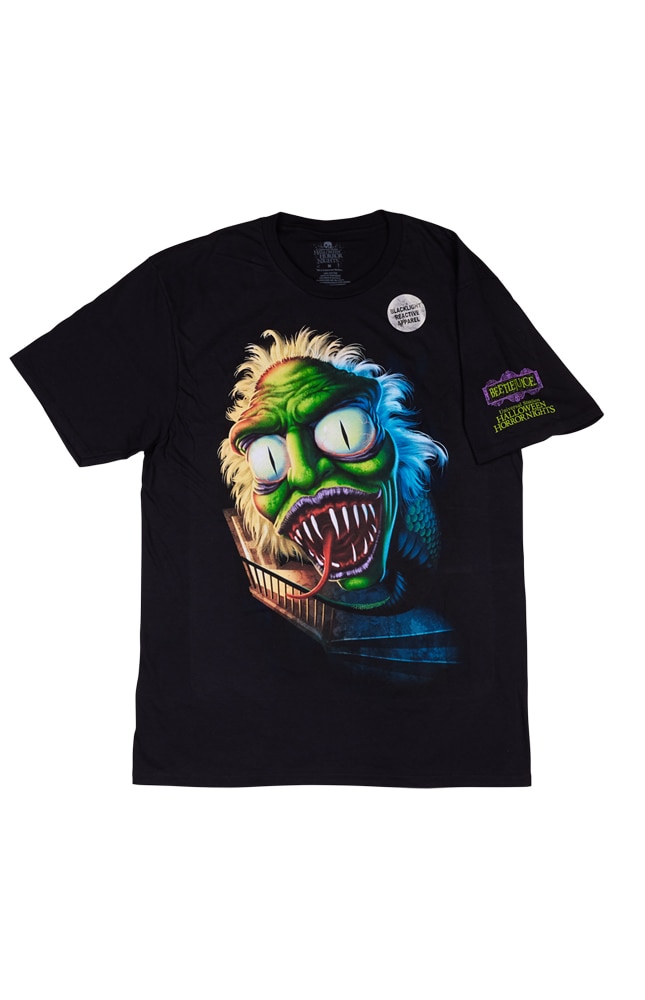 Image for Halloween Horror Nights 2021 BEETLEJUICE&trade; Snake Adult T-Shirt from UNIVERSAL ORLANDO