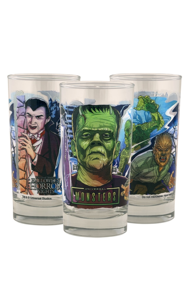 Image for Halloween Horror Nights 2021 Universal Monsters Collectible Glass from UNIVERSAL ORLANDO