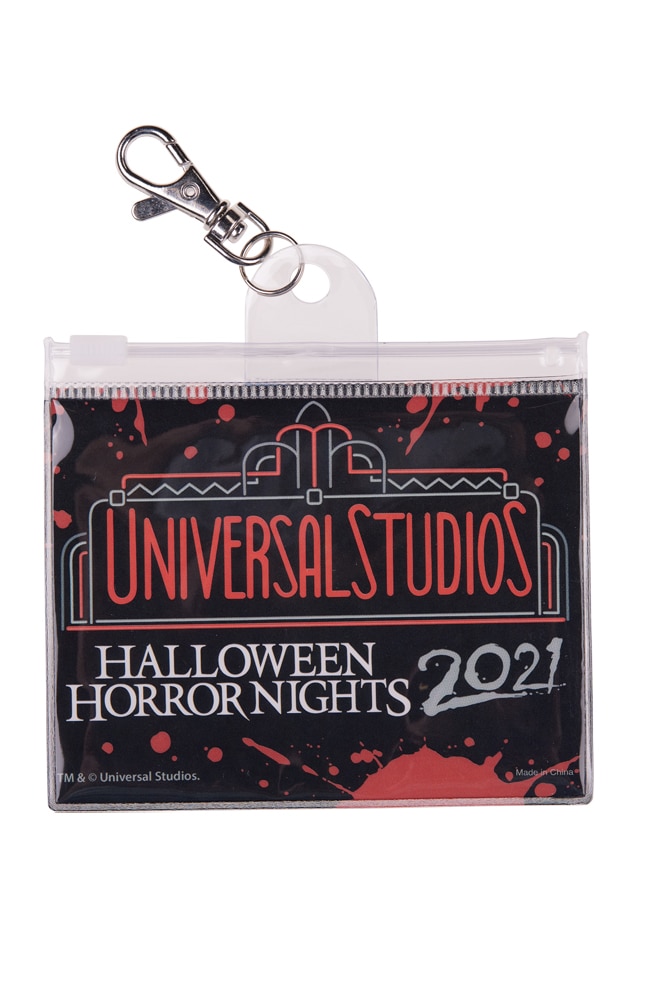 Image for Halloween Horror Nights 2021 Retro Marquee Lanyard Pouch from UNIVERSAL ORLANDO