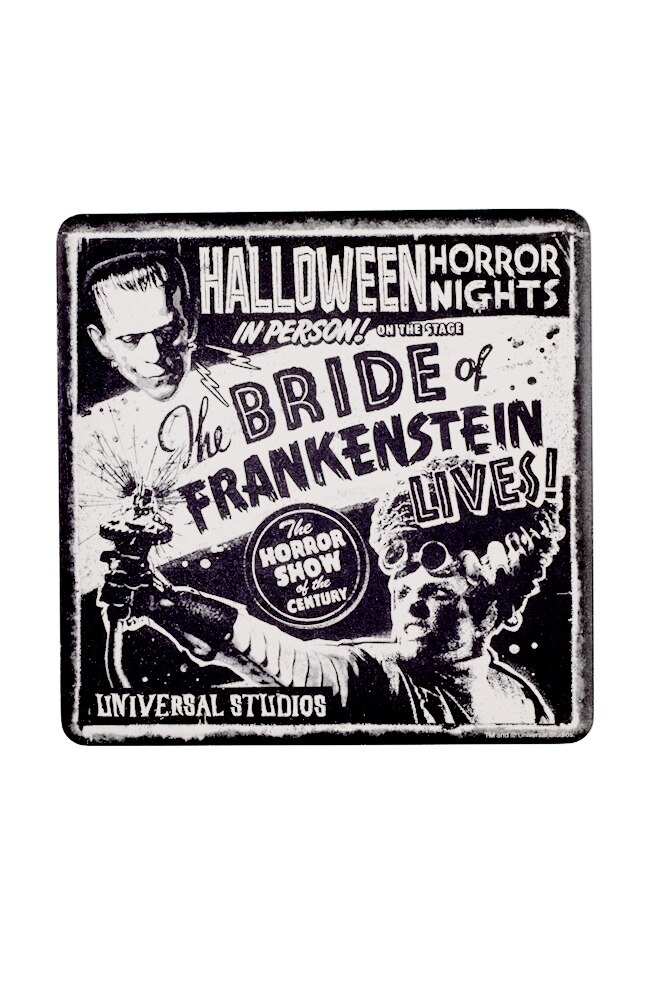 Image for Halloween Horror Nights 2021 The Bride of Frankenstein Coaster from UNIVERSAL ORLANDO